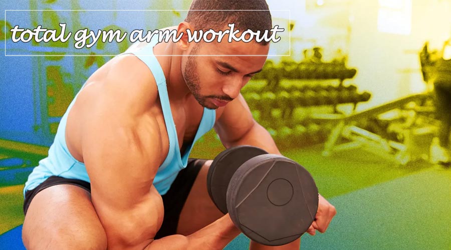 Bicep workout best sale total gym